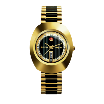 Rado Original Oval Black Dial R12413584 Watch for Men