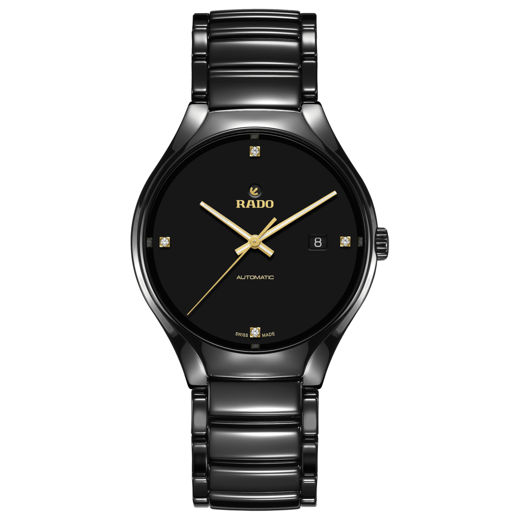 Rado True Black Dial Automatic Diamonds R27056712 Watch