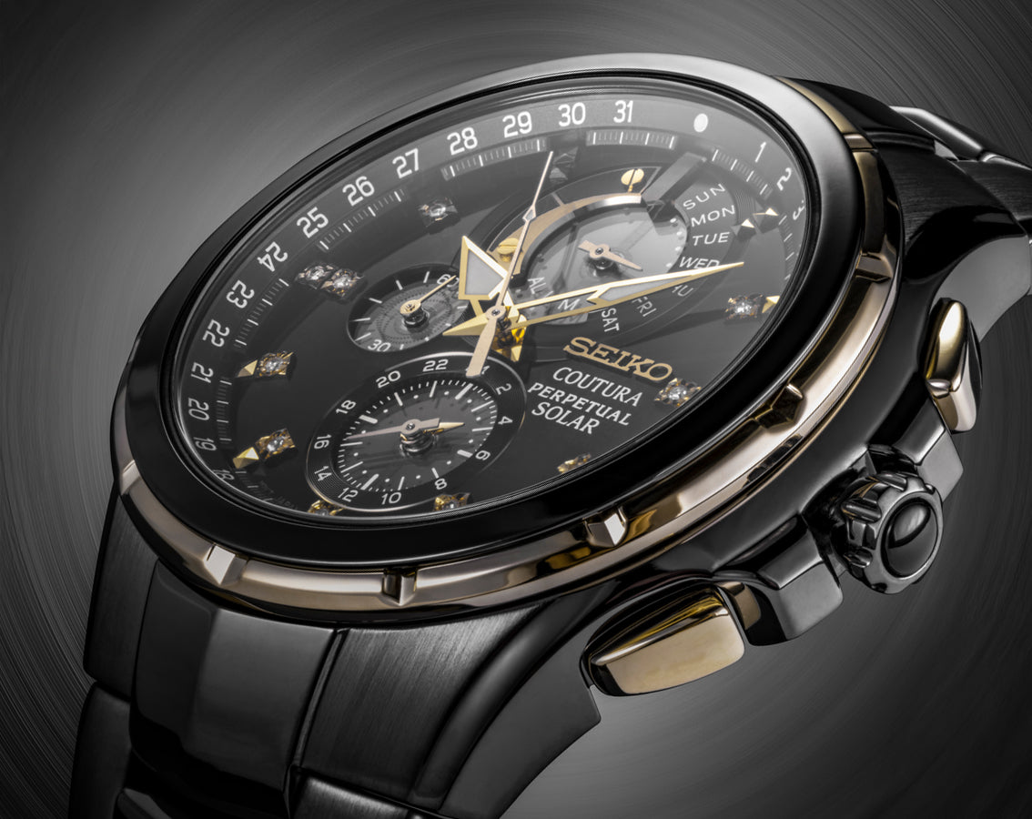 Seiko Coutura SSC573P1 – three-quarter view 3
