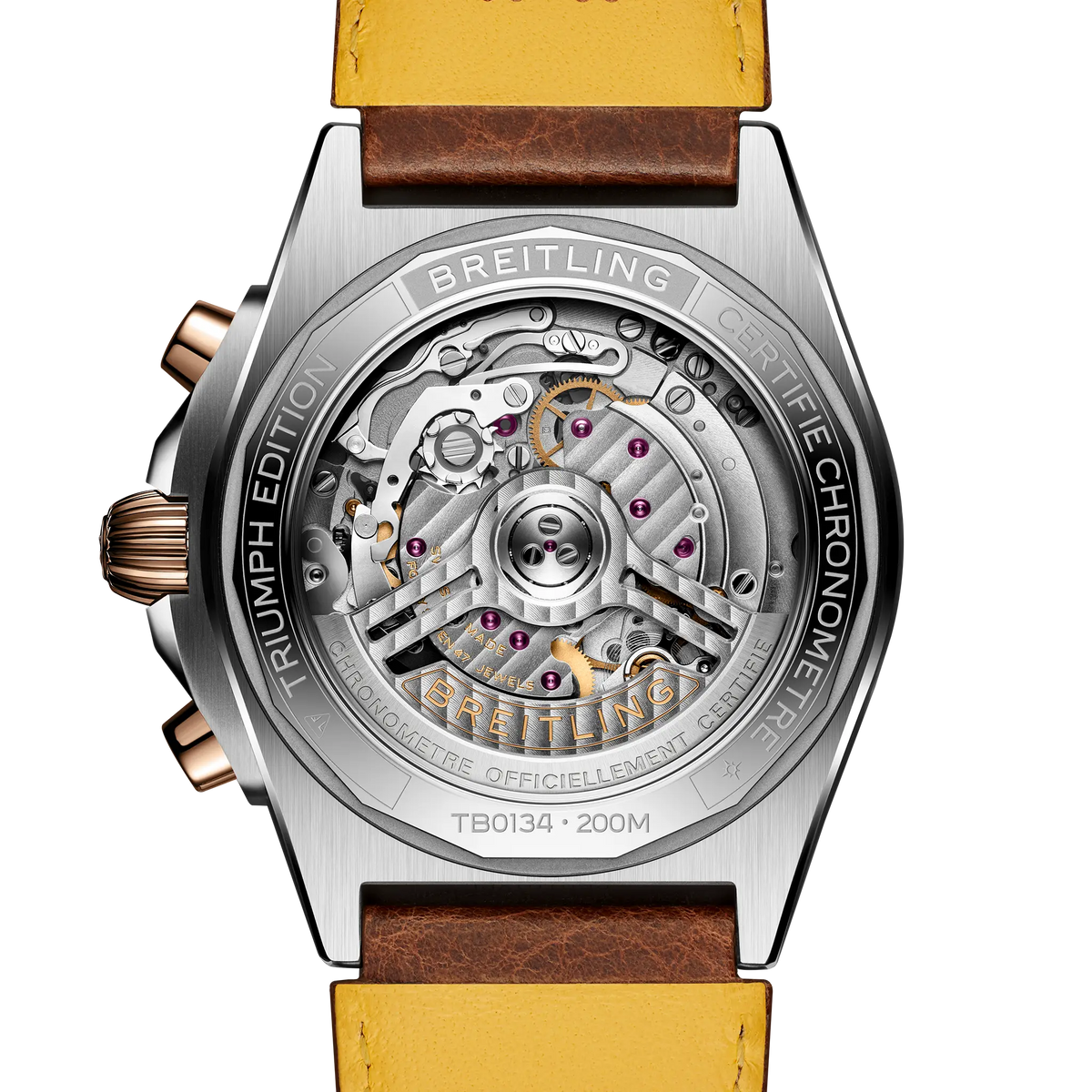 Breitling Chronomat B01 42 Triumph TB0134101M1X1 – case-back view