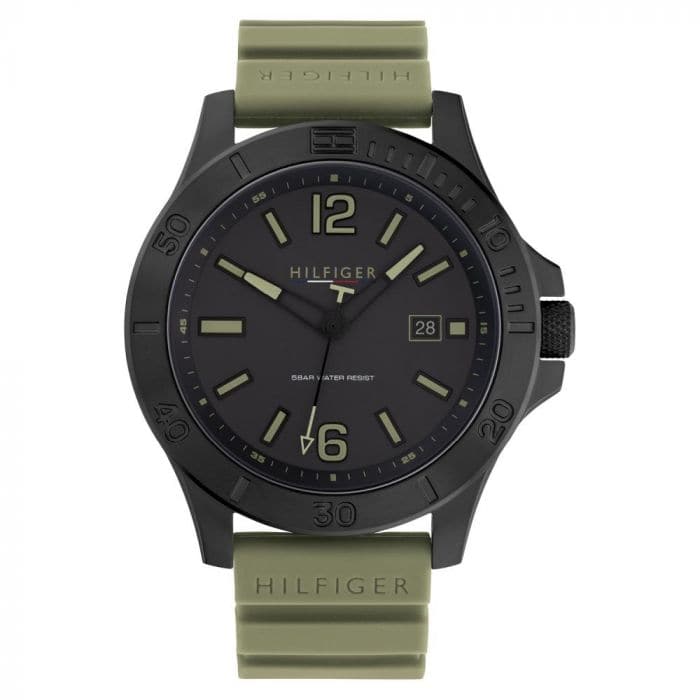 Tommy Hilfiger Men Ryan Round Black Watches-Th1791992
