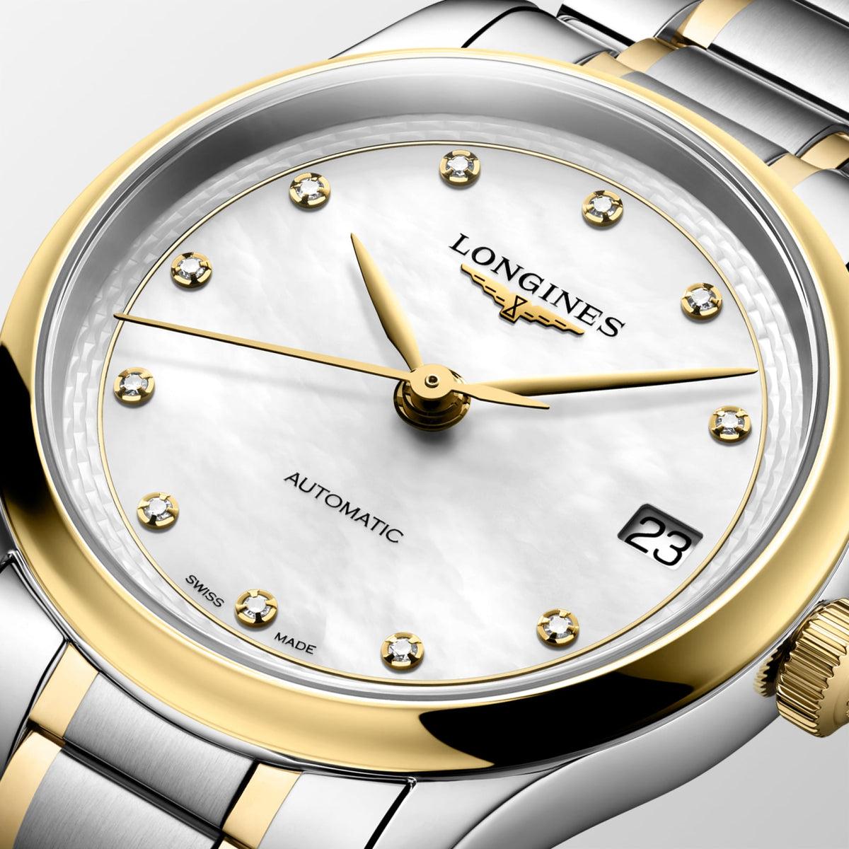 Longines Master Collection 34mm L2.450.5.87.7 Watch for Women - dial close-up