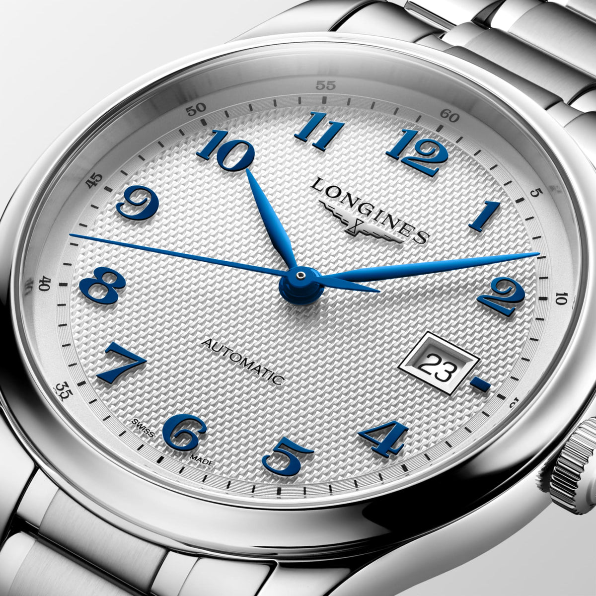 Longines Master Collection 41mm L2.950.4.73.6 Watch for Men - dial close-up