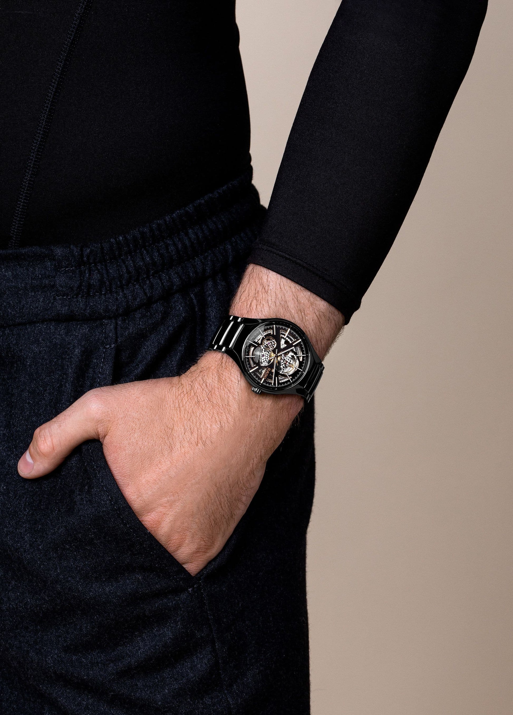 Rado True Automatic Open Heart Watch For Men - Kamal Watch Company