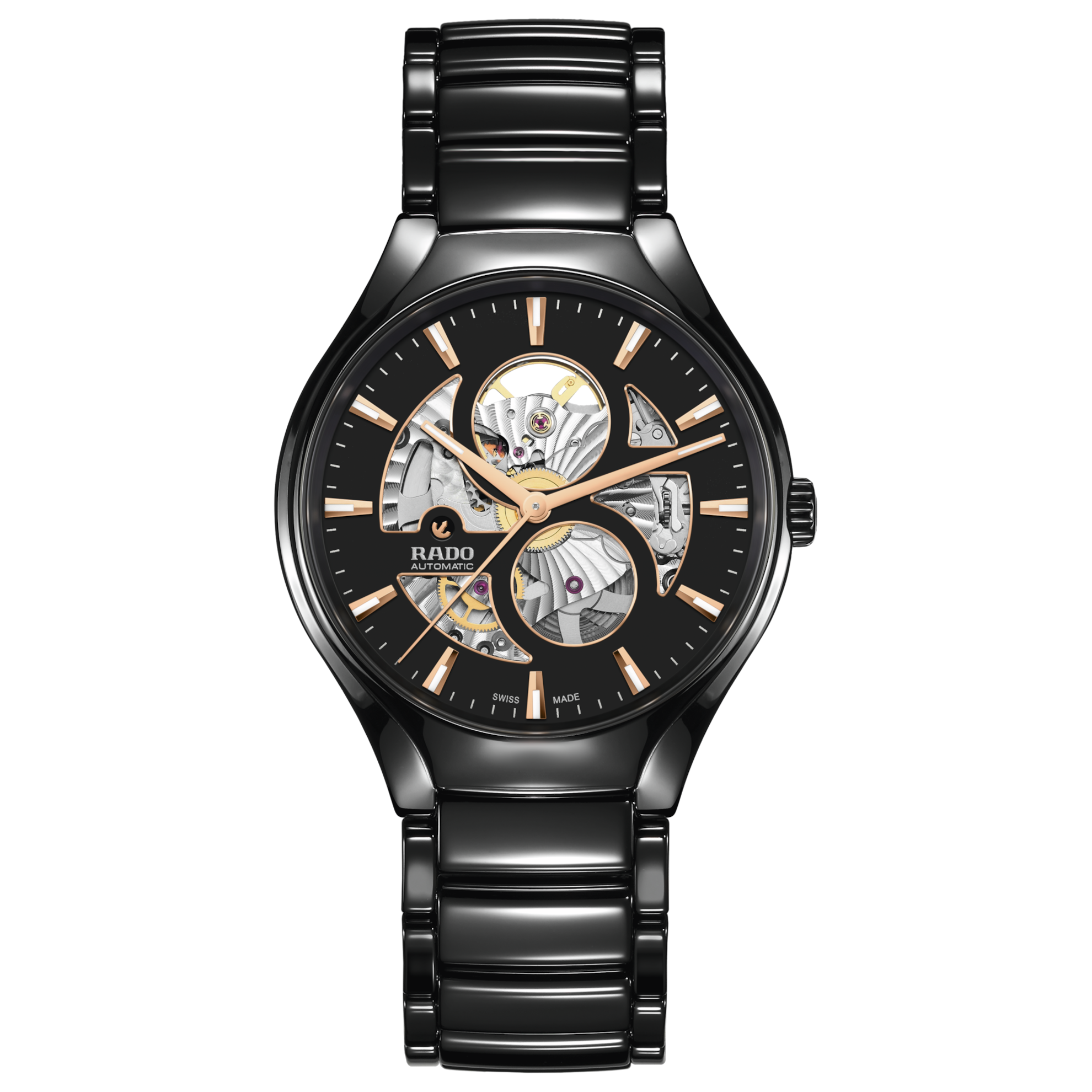 Rado True Round Automatic Open Heart R27107172 Unisex Watch