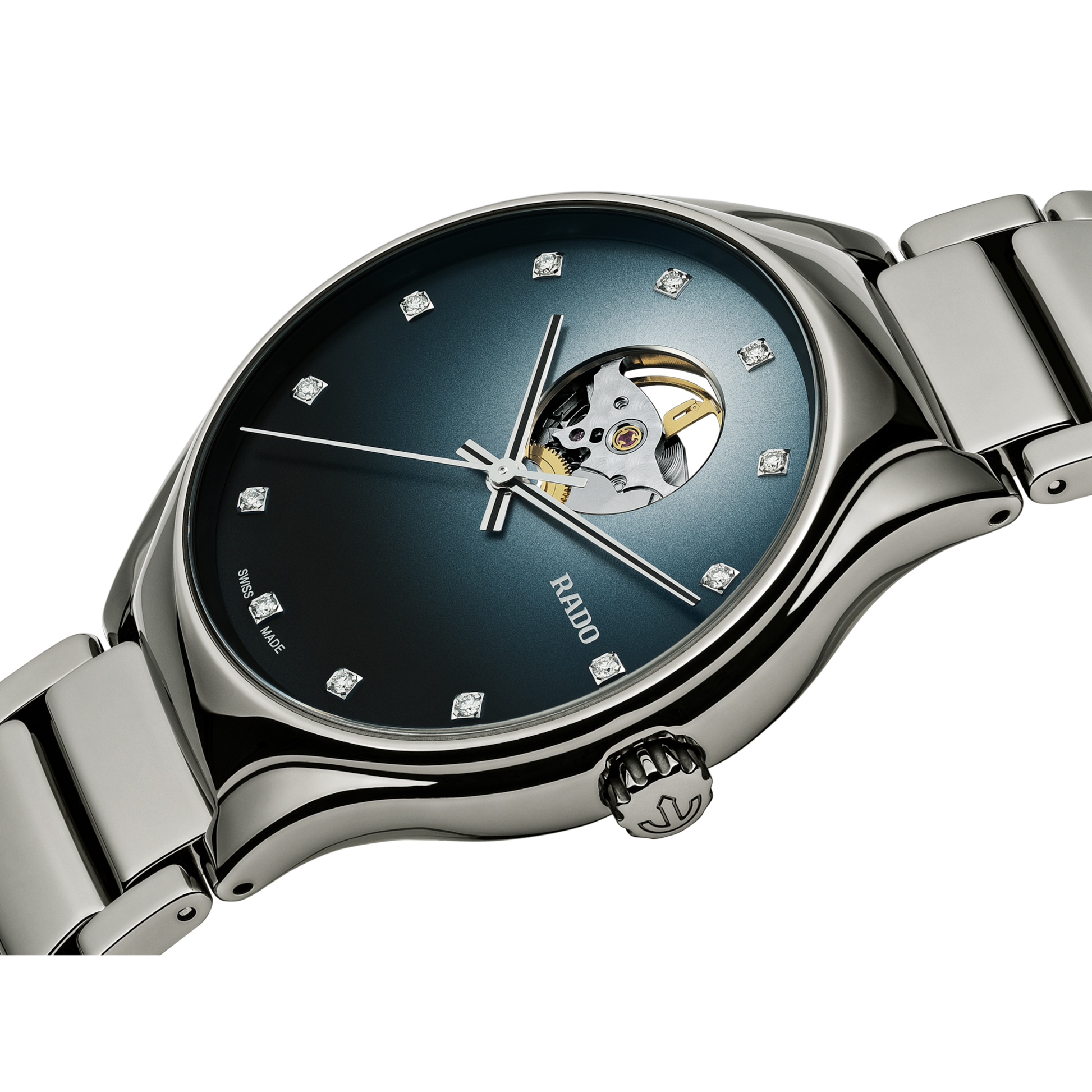Rado True Secret Automatic Unisex Blue Diamond Dial Watch - Kamal Watch Company