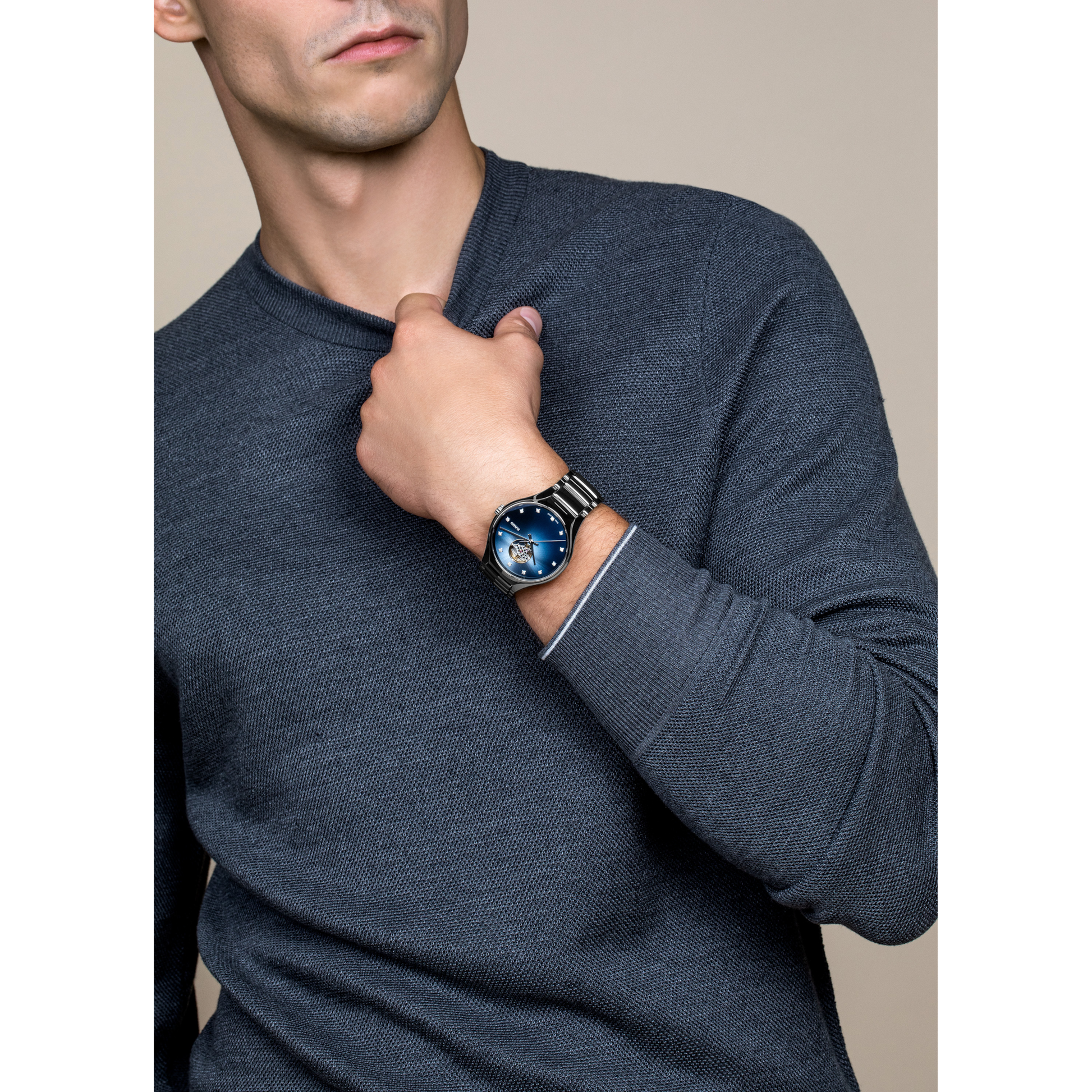 Rado True Secret Automatic Unisex Blue Diamond Dial Watch - Kamal Watch Company