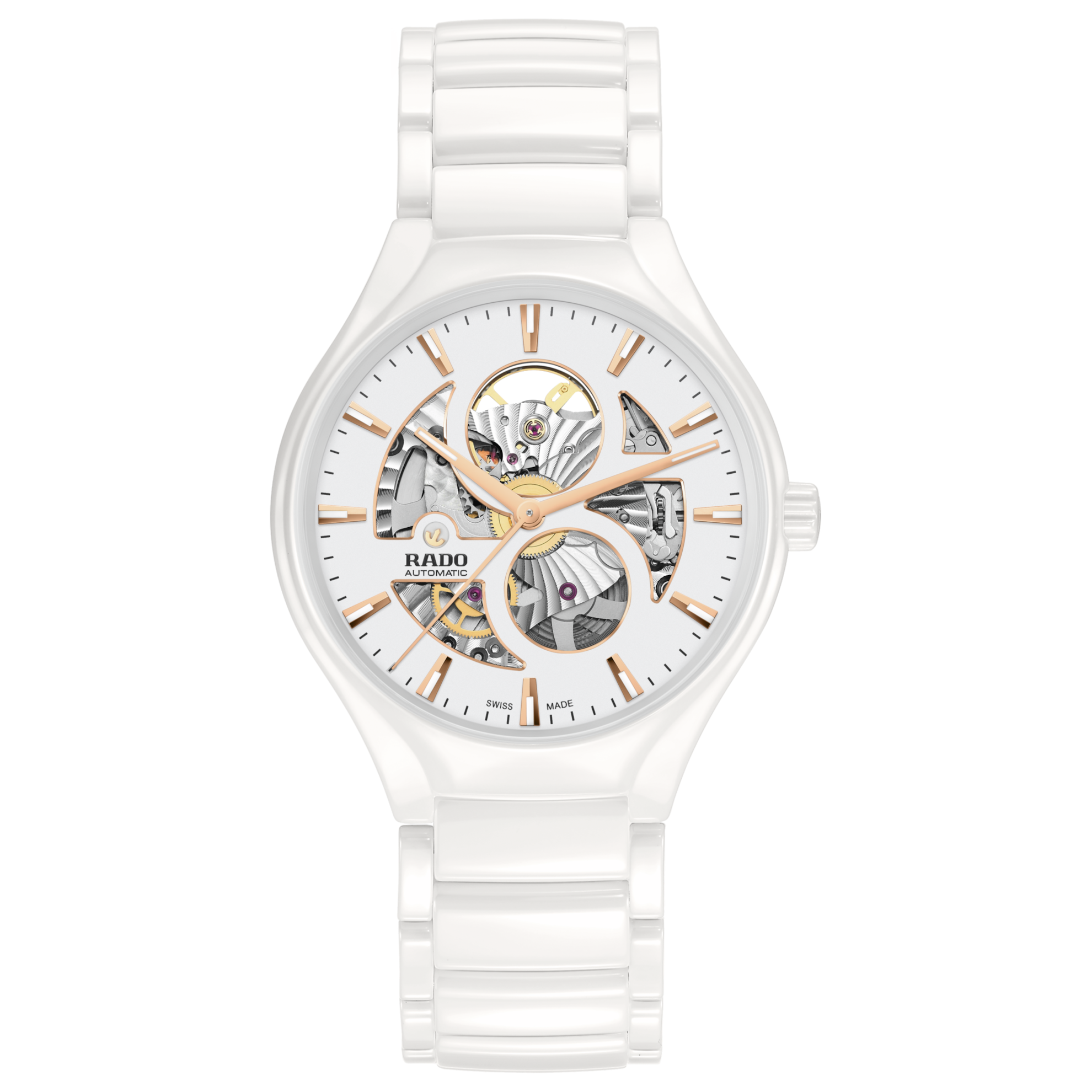 Rado True Round Automatic Open Heart R27115012 Unisex Watch