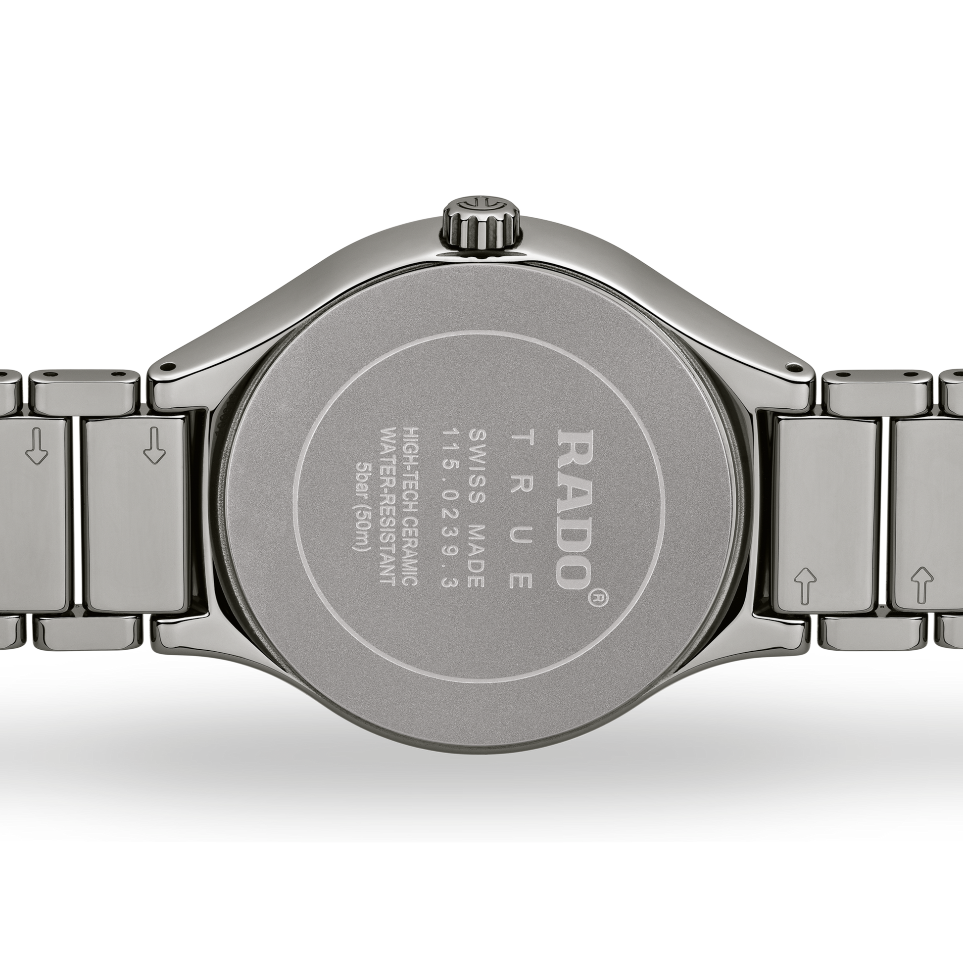 Rado True Grey Dial Diamond Watch for Men - Kamal Watch Company