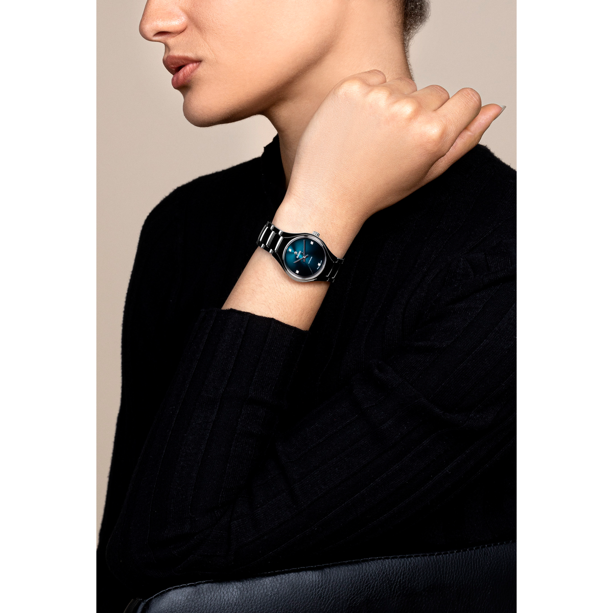 Rado True Round Automatic Diamonds R27243742 – shown on the wrist