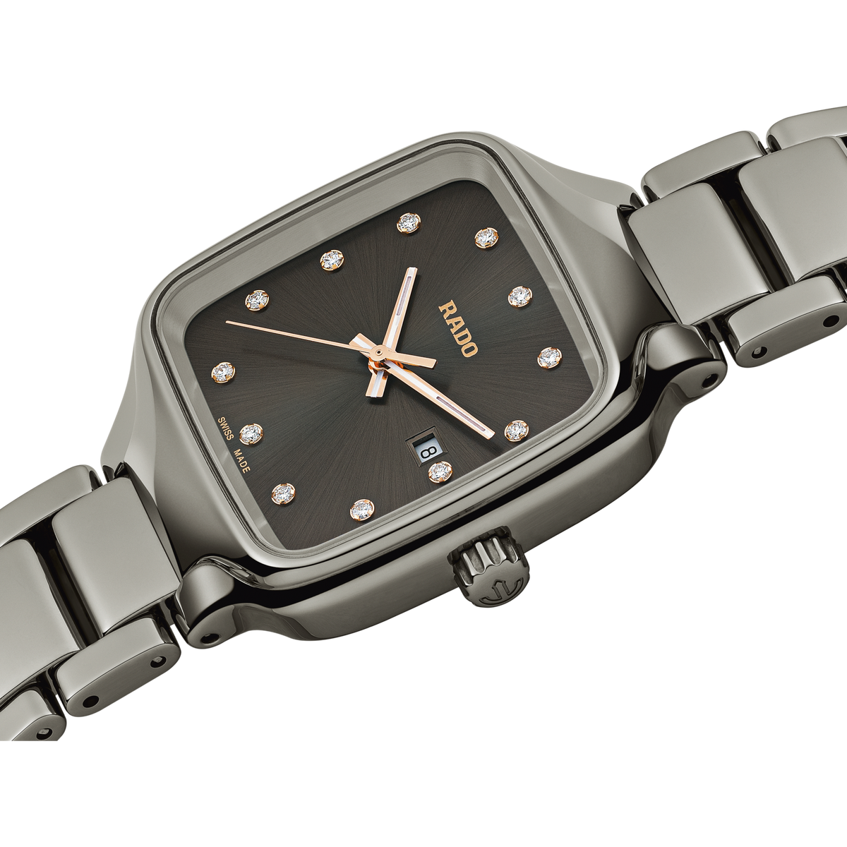 Rado True Square Diamonds R27079702 – front view