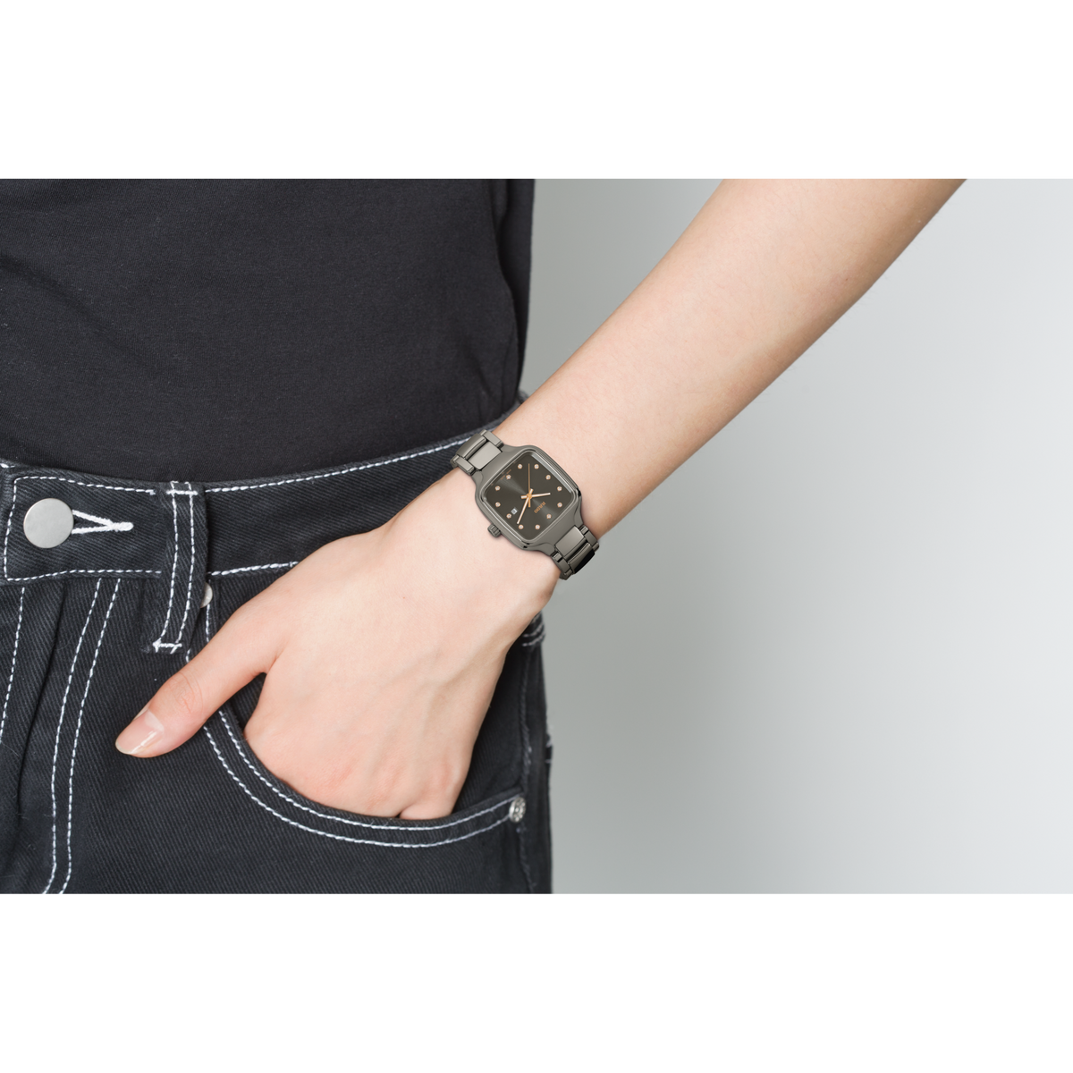 Rado True Square Diamonds R27079702 – view 4