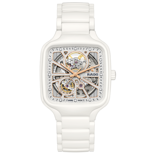 Rado True Square Automatic Open Heart Sparkling R27073722 – front view