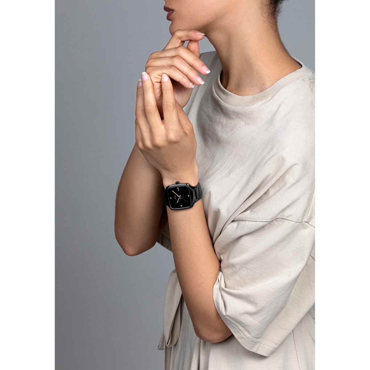 Rado True Square Automatic Diamonds R27078722 – shown on the wrist