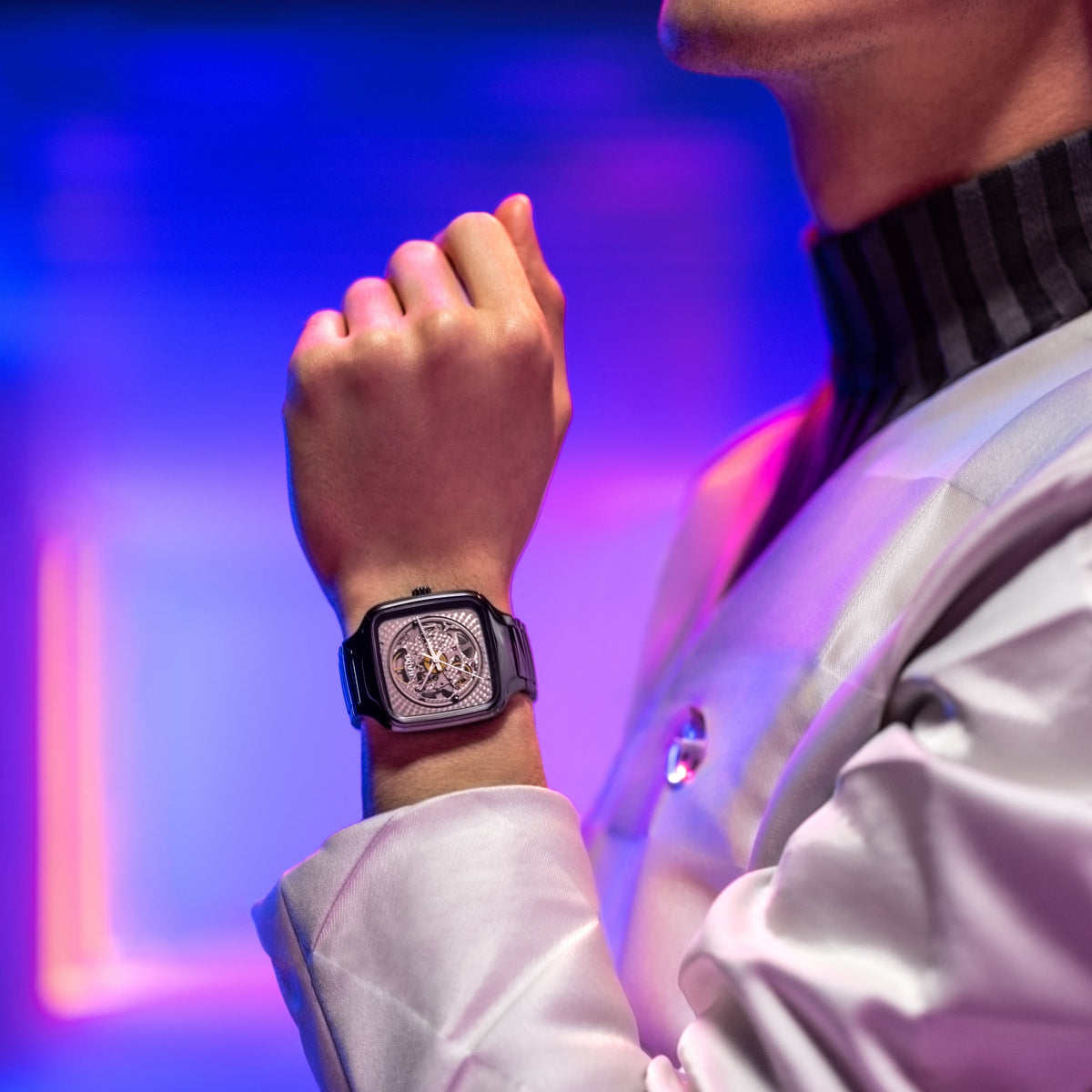 Rado True Square X Kunihiko Morinaga Special Edition R27086172 – shown on the wrist