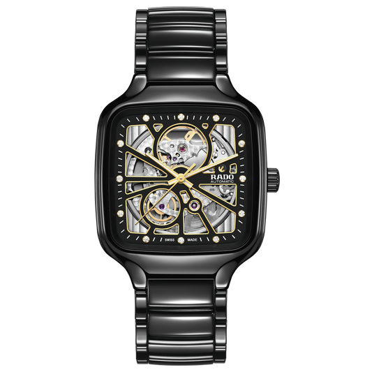 Rado True Square Automatic Open Heart R27086712 – front view