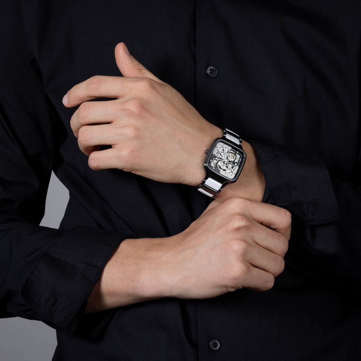 Rado True Square Automatic Open Heart Diamonds Limited Edition R27086752 – shown on the wrist
