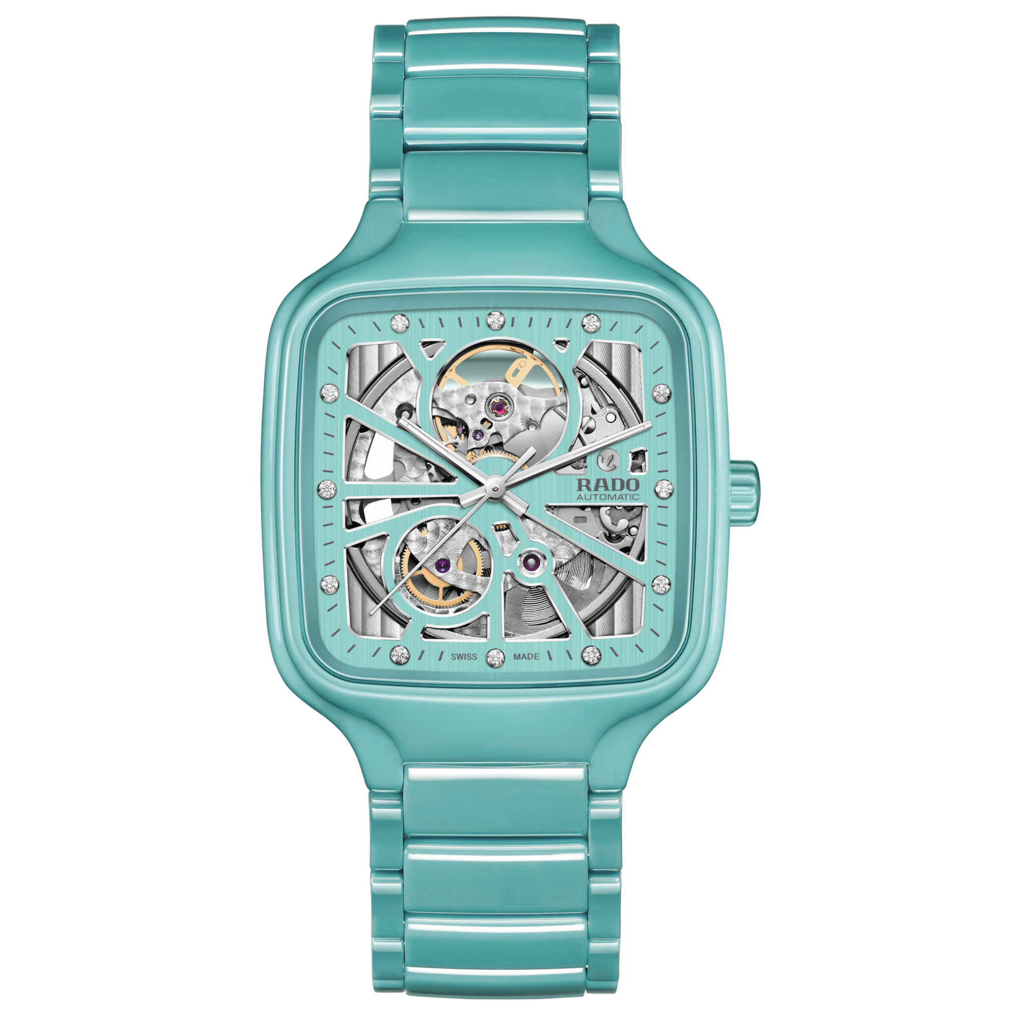 Rado True Square Automatic Open Heart R27176712 Unisex Watch