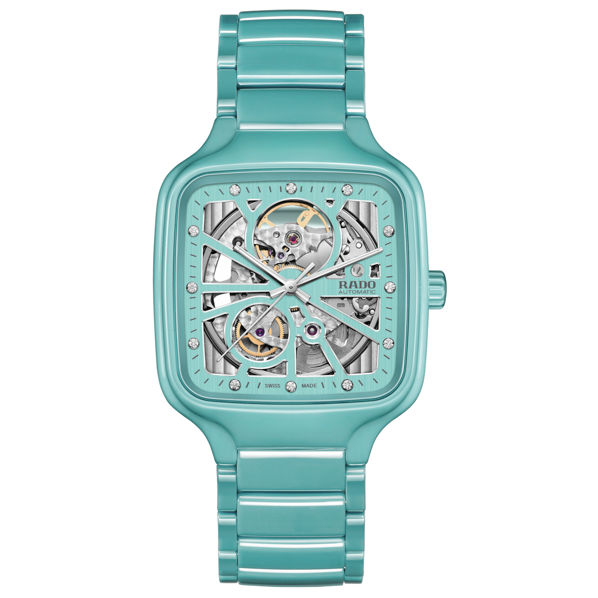 Rado True Square Automatic Open Heart R27176712 – front view