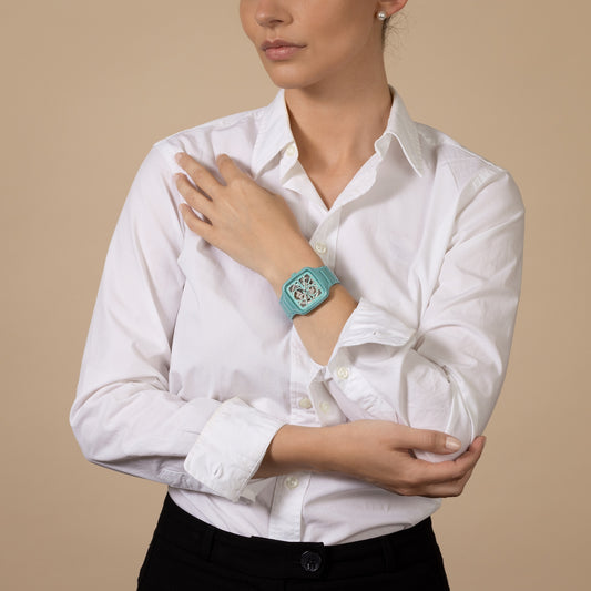 True Square Automatic Open Heart R27176712 Watch