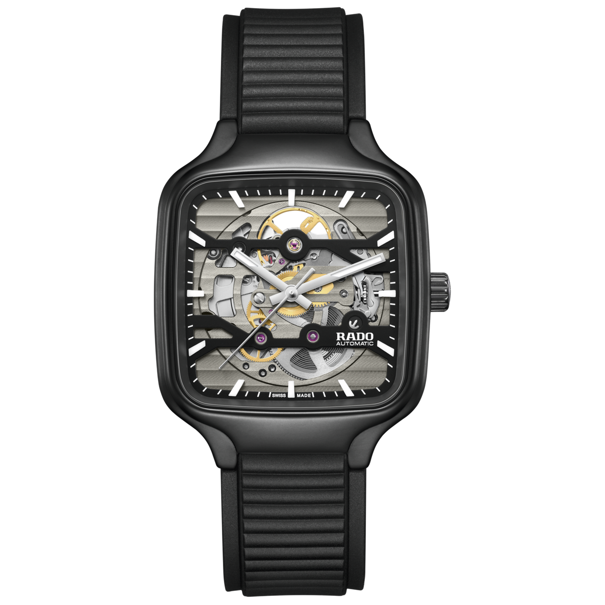 Rado True Square Automatic Skeleton R27197169 – front view