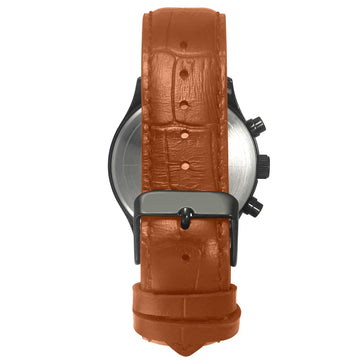 Timex Fashion Men's Black Dial Round Case Dual Time Function Watch -TWEG19808