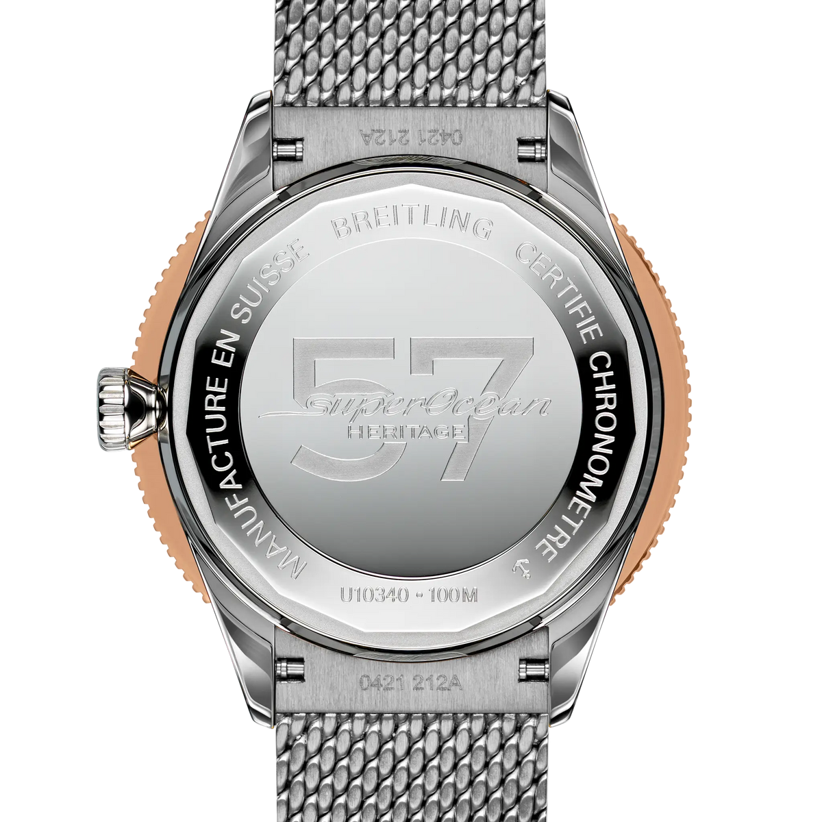 Breitling Superocean Heritage '57 Highlands U10340E31A1A1 – case-back view