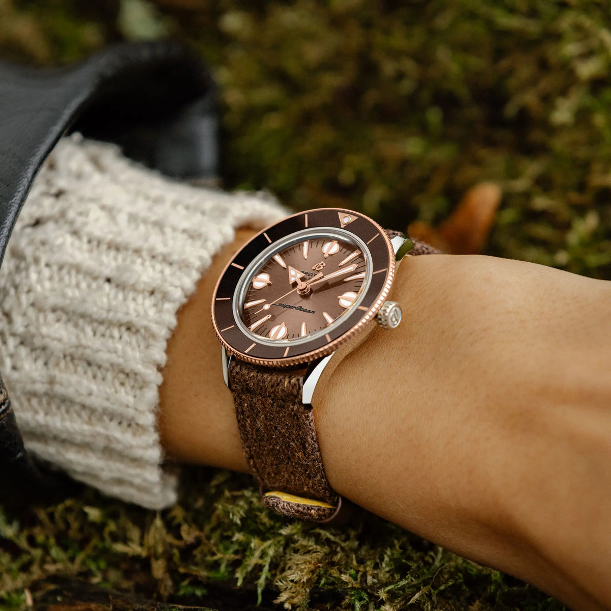 Breitling Superocean Heritage '57 Highlands U10340E31A1A1 – shown on the wrist