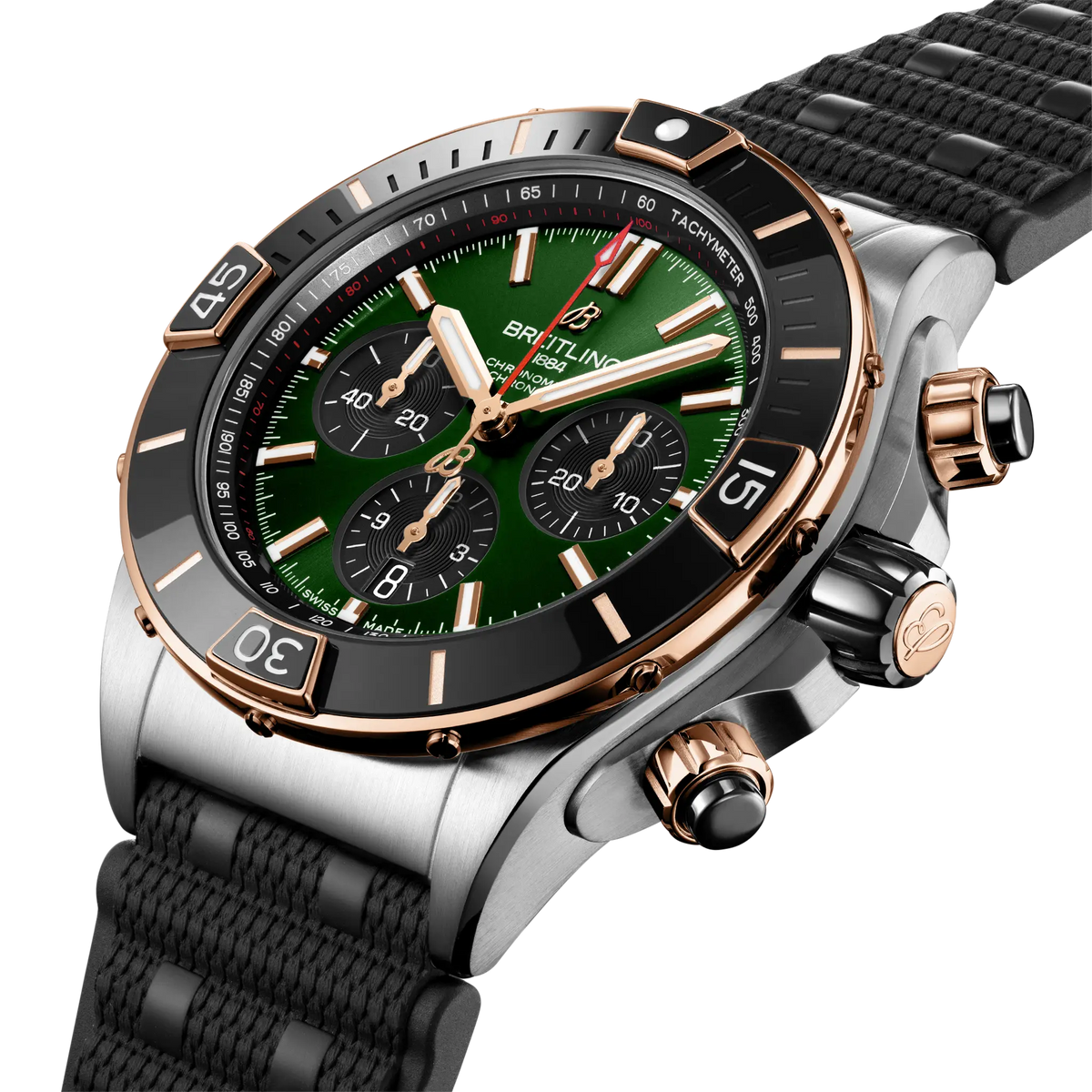 Breitling Super Chronomat B01 44 UB0136251L1S1 – three-quarter view