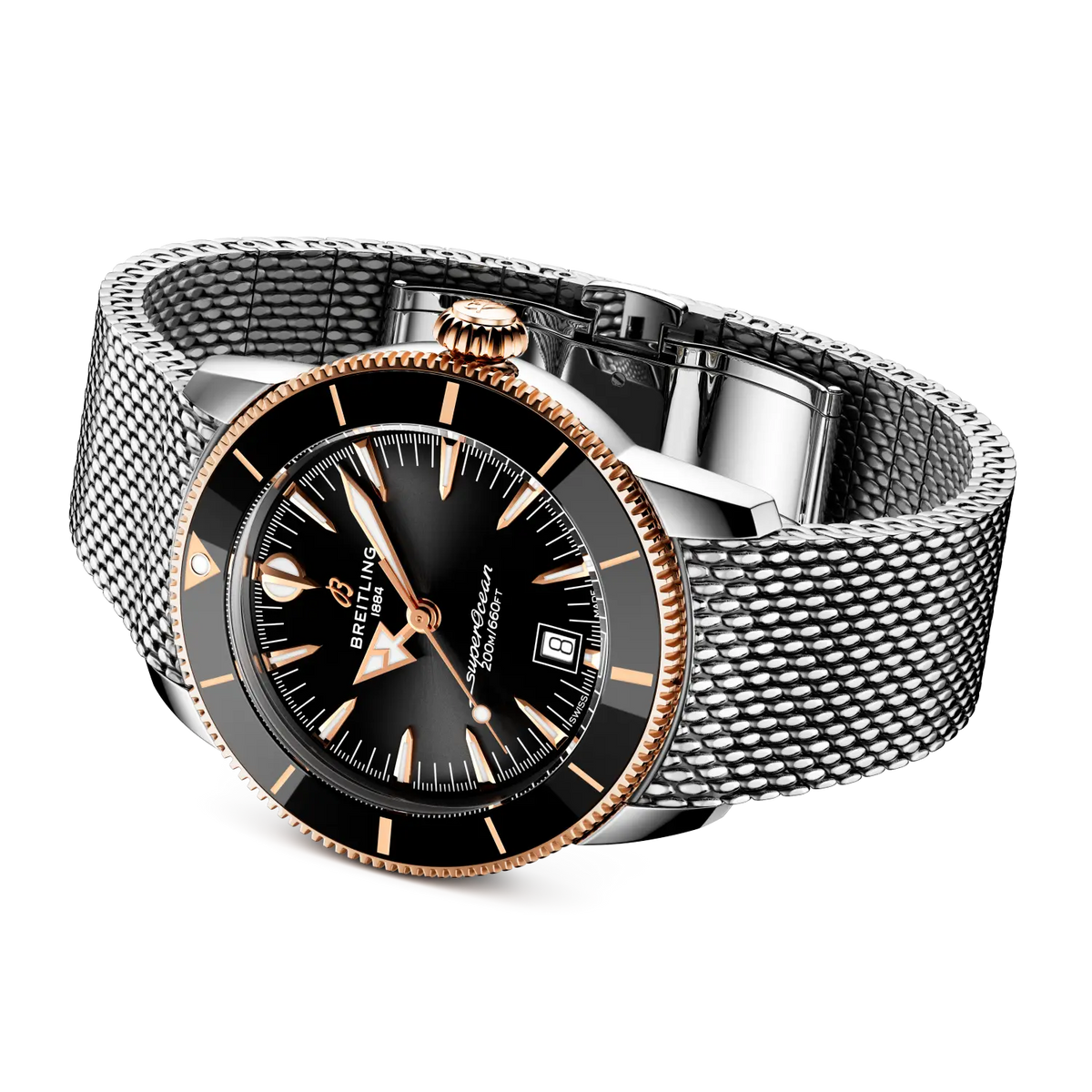 Breitling Superocean Heritage B31 Automatic 42 UB3111241B1A1 – side view with bracelet