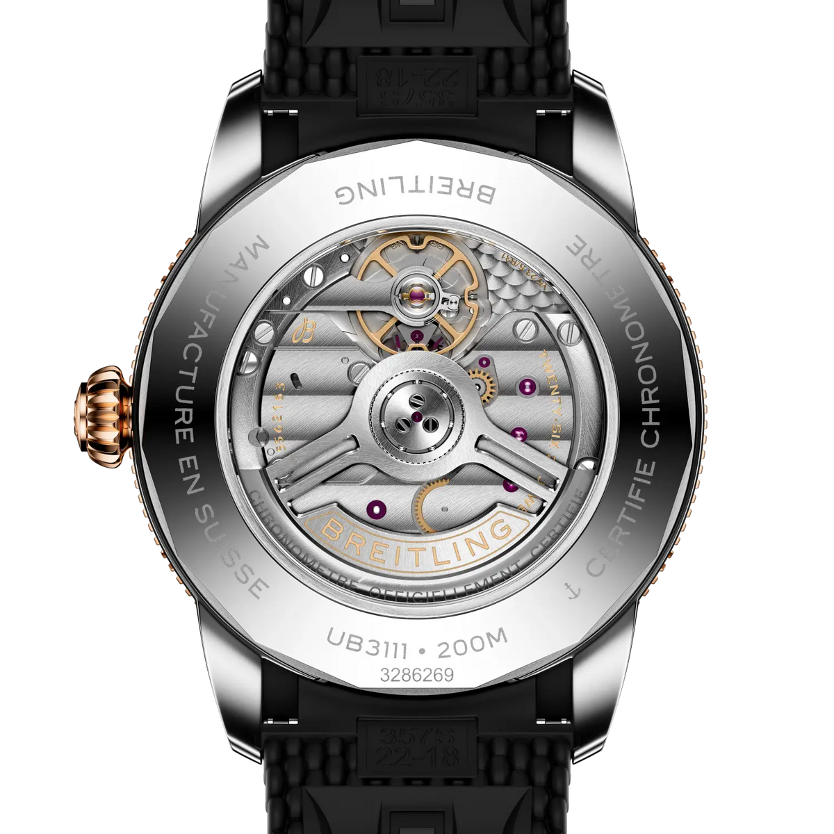 Breitling Superocean Heritage B31 Automatic 42 UB3111241B1S1 – case-back view