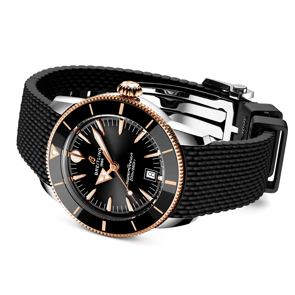 Breitling Superocean Heritage B31 Automatic 42 UB3111241B1S1 – side view with strap