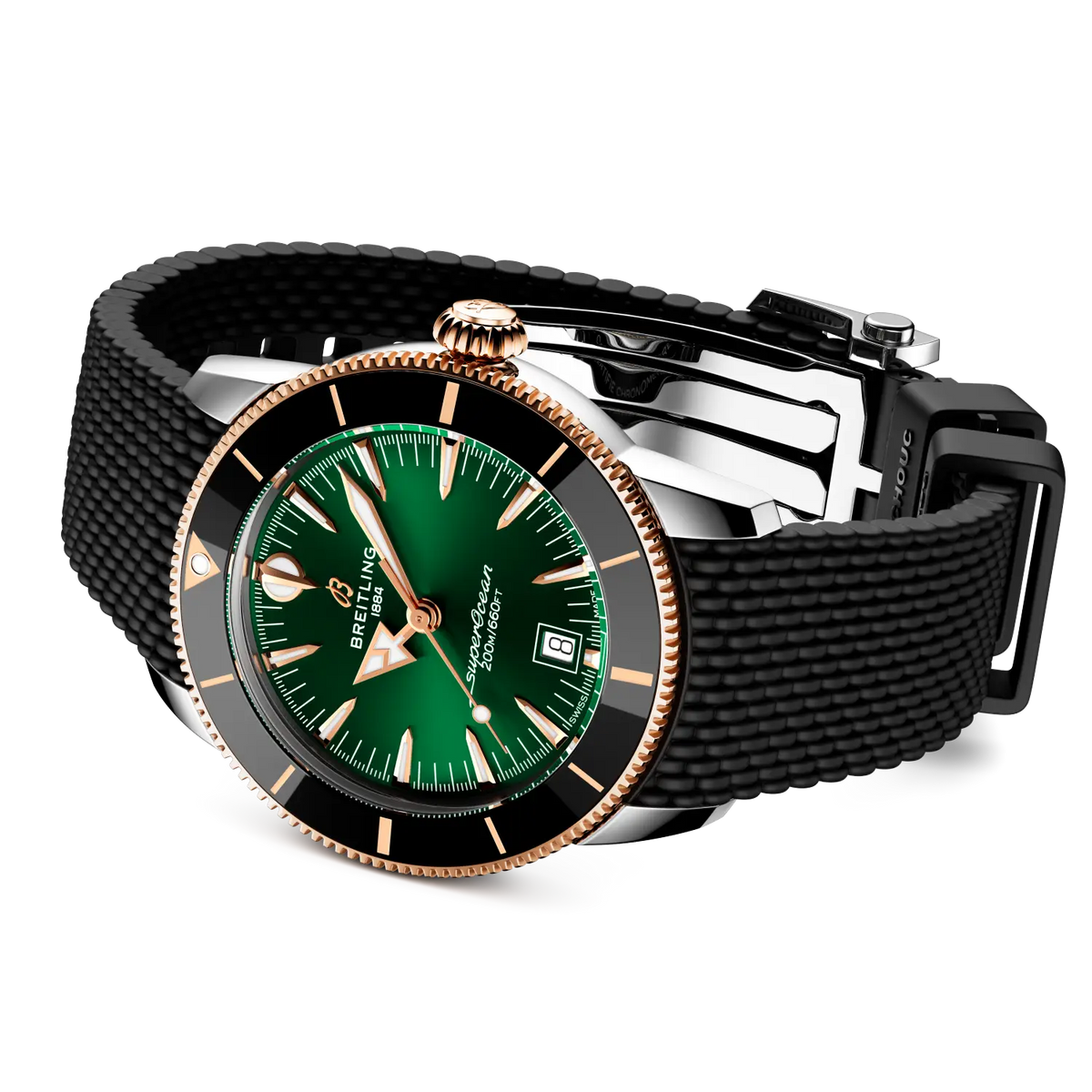 Breitling Superocean Heritage B31 Automatic 42 UB31112A1L1S1 – side view with strap