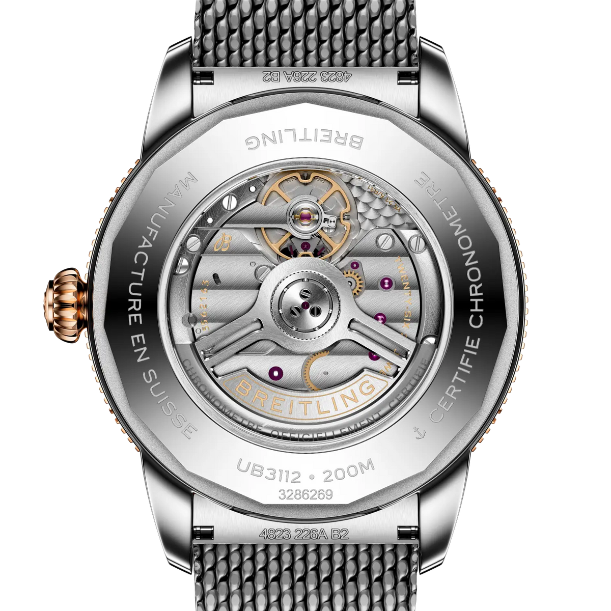 Breitling Superocean Heritage B31 Automatic 44 UB3112161C1A1 – case-back view