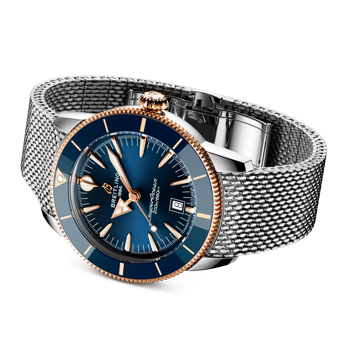 Breitling Superocean Heritage B31 Automatic 44 UB3112161C1A1 – side view with bracelet