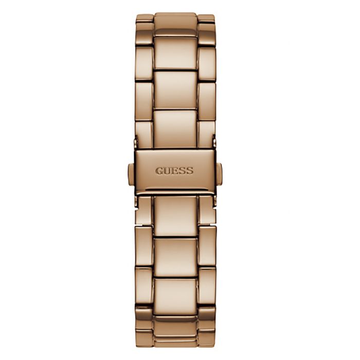 Guess Women SOLAR Round Rose Gold Watches-W1070L3 - Kamal Watch Company