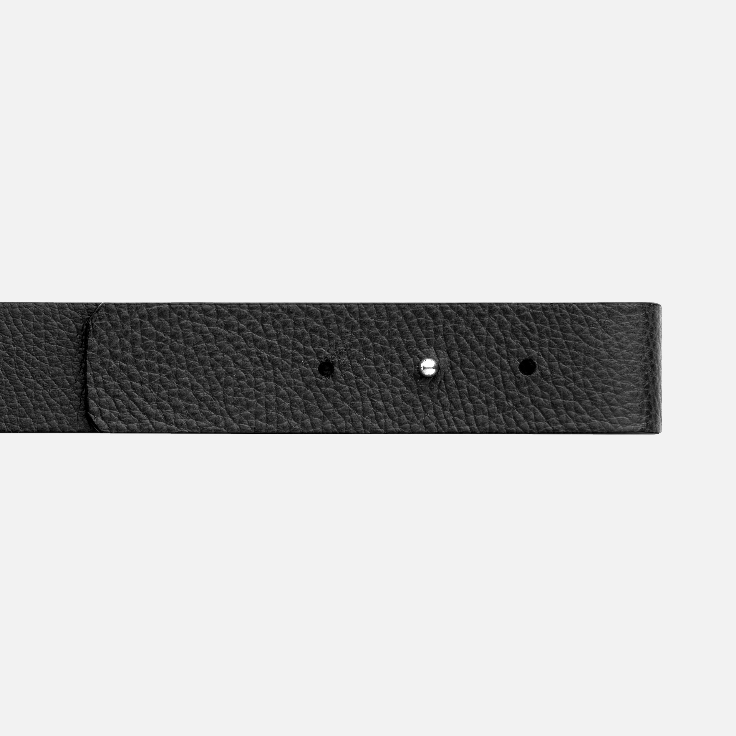 M LOCK 4810 buckle grainy black 35 mm leather belt