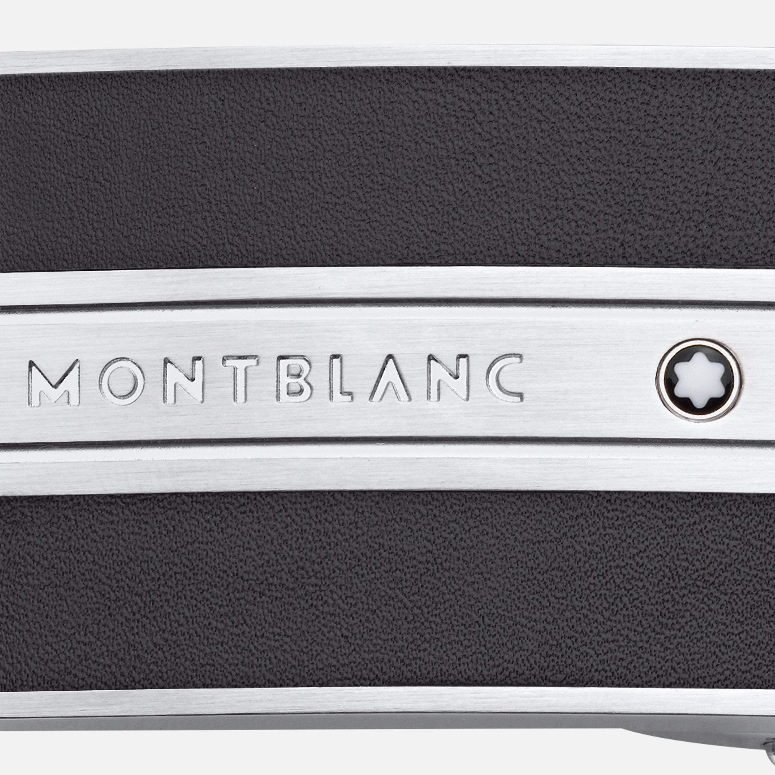 Black/brown 30 mm reversible leather belt