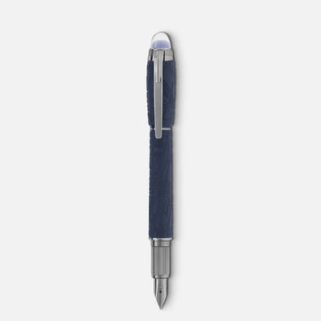 STARWALKER SPACEBLUE RESIN FOUNTAIN PEN (F)-MB130210