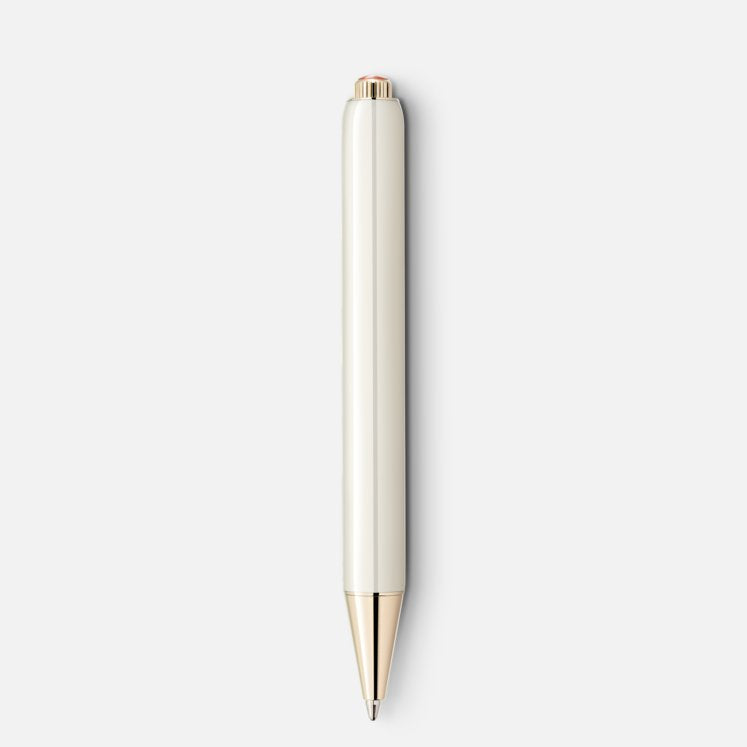 MONTBLANC HERITAGE ROUGE ET NOIR "BABY" SPECIAL EDITION IVORY -COLOURED BALLPOINT PEN-MB128123