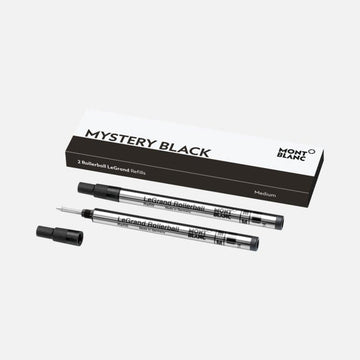 Montblanc Rollerball LeGrand Refills Medium Mystery Black MB105164 - Kamal Watch Company