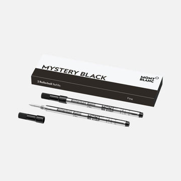 Montblanc Rollerball Refills Fine Mystery Black MB128230 - Kamal Watch Company