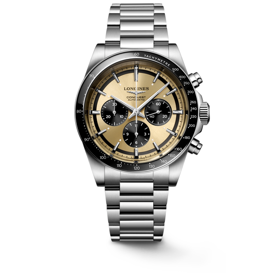 Longines Conquest Chronograph 42mm L3.835.4.32.6 Watch for Men - front view
