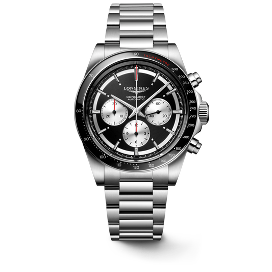 Longines Conquest Chronograph 42mm L3.835.4.52.6 Watch for Men - front view