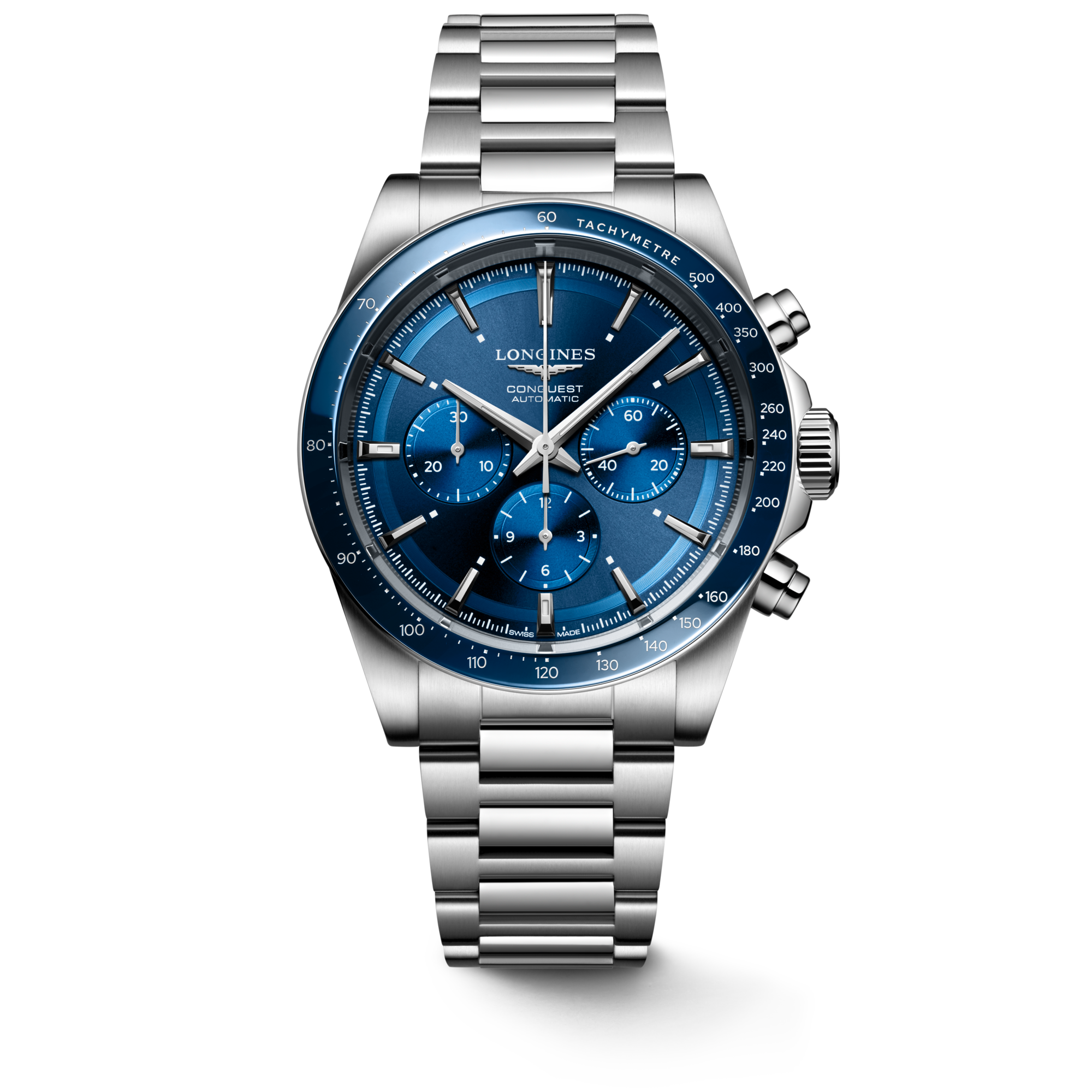 Longines Conquest Chronograph 42mm L3.835.4.92.6 Watch for Men