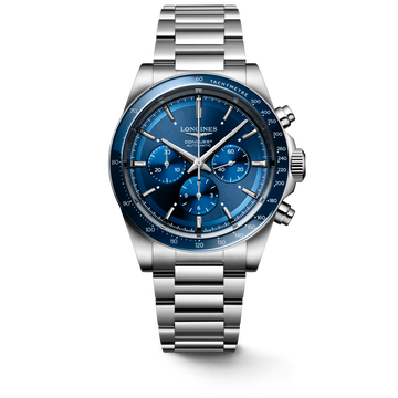 Longines Conquest Chronograph 42mm L3.835.4.92.6 Watch for Men - front view