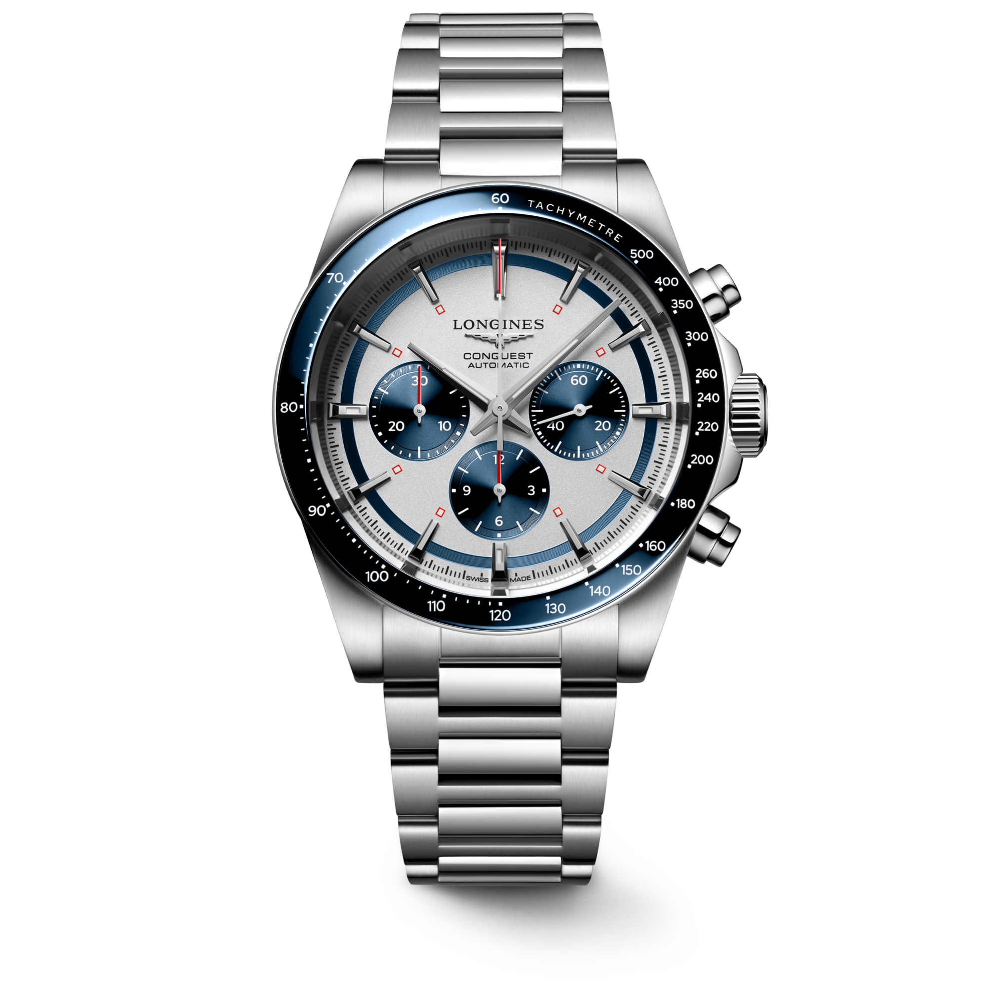 Longines Conquest Chronograph 42mm L3.835.4.98.6 Watch for Men