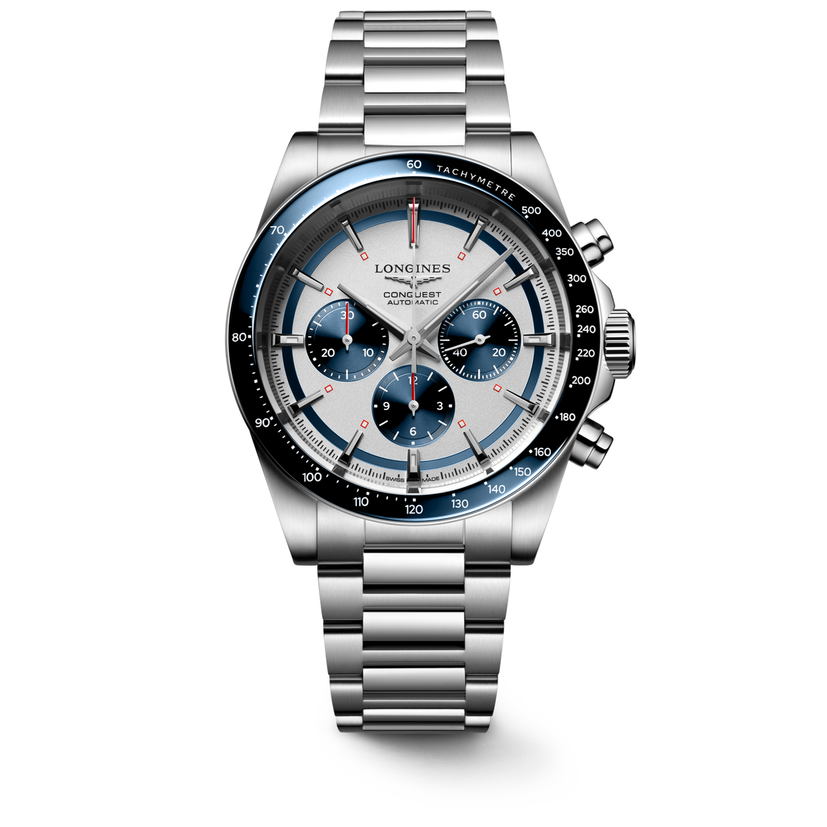 Longines Conquest Chronograph 42mm L3.835.4.98.6 Watch for Men - front view