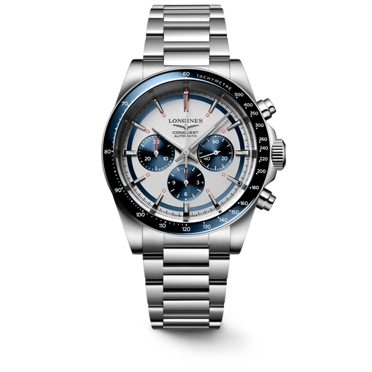 Longines Conquest Chronograph 42mm L3.835.4.98.6 Watch for Men - front view
