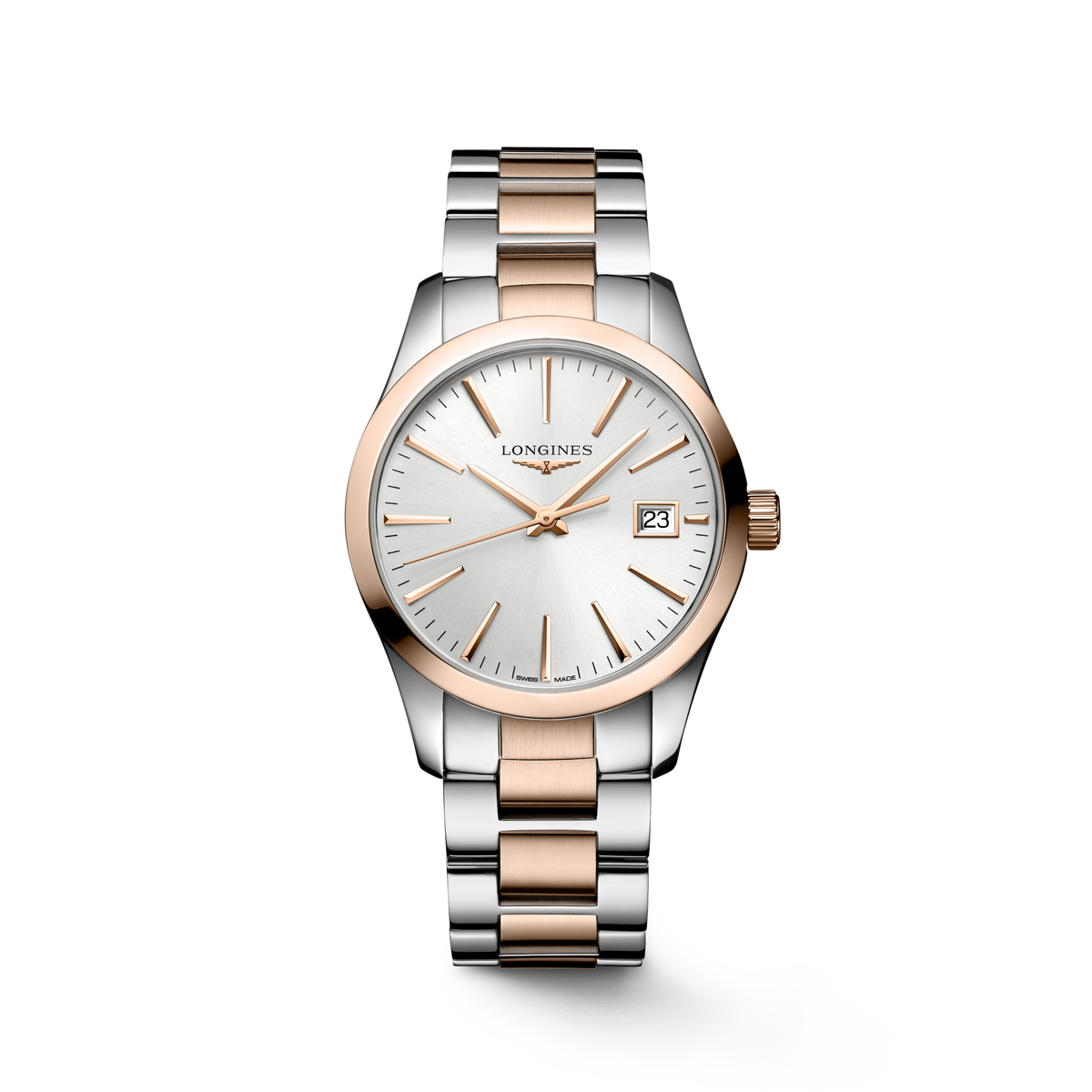 Longines Conquest Classic 34mm L2.386.3.72.7 Watch for Women - front view